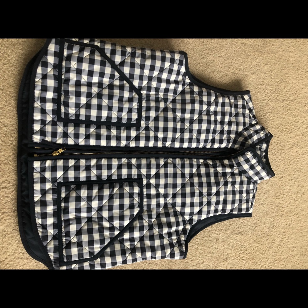 J. Crew plaid vest